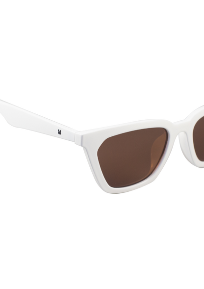 Eco-friendly Sunglasses ETNA SHINY WHITE MODEL Oceanides Eyewear
